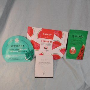 bundle lot 4 face masks NEW innisfree sepjora bawdy butt que bella (45)